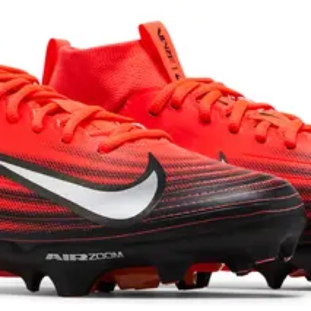 Nike Men’s Red/Black Air Zoom Football Cleats